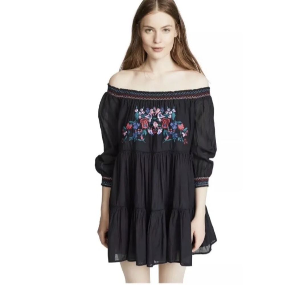 [Free People] Boho Floral Swing Dress